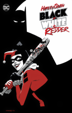 Harley Quinn_Black + White + Redder