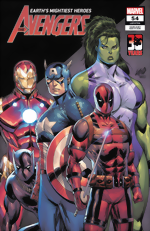 Avengers (2018) 54_Rob Liefeld Deadpool 30 Years Variant Cover
