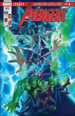 Avengers_672_Alex Ross Cover_signed by Mark Waid