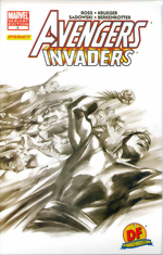 Avengers and Invaders_9_Dynamic Forces Alex Ross Sketch Cover 1/699