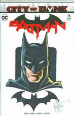 Batman_75_signed and remarked with a Thomas Wayne Batman head sketch by Ken Haeser