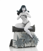Bettie Page Statue By Terry Dodson_Black And White Edition