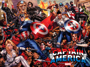 Captain America (2022) # 0 Mark Brooks Wraparound Variant Cover