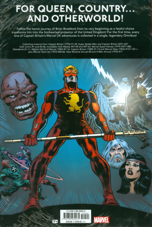 Captain Britain Omnibus HC Backcover