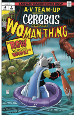 A-V Team-Up Featuring Cerebus And The Woman-Thing One Shot signed by Dave Sim