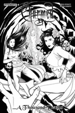 Charmed # 4 Cover D Incentive Sanapo BW Cover Charmed_4_Cover D Incentive Sanapo BW Cover