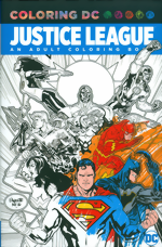 Coloring DC_Justice League_An Adult Coloring Book