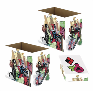 DC Comics Harley Quinn & Ivy Short Comic Storage Box (Set mit 2 Comicboxen)