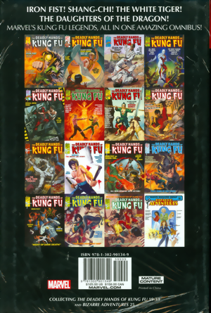 Deadly Hands Of Kung Fu Omnibus Vol. 2 HC Backcover