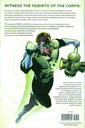 Green Lantern By Geoff Johns Omnibus Vol. 1 RS