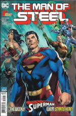 Man Of Steel_1_Ivan Reis Cover_signed by Brian Michael Bendis