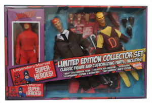 Legendary Marvel Super Heroes Daredevil 8 Inch Limited Edition Collector Set Classic Figure And Customizing Parts