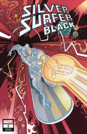 Silver Surfer: Black # 1 Gabriel Rodriguez Clover Press Cover