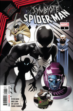 Symbiote Spider-Man_King In Black_1_Silver Signature Edition signed by Peter David