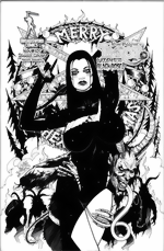 Tarot Witch Of The Black Rose_101_Studio Edition B/W Variant Collectors&#39; Cover Studio Deluxe Edition_signed by Jim Balent