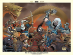 Usagi Yojimbo Ragnarok Jam Poster signed by Stan Sakai & Walter Simonson Usagi Yojimbo Ragnarok Jam Poster signed
