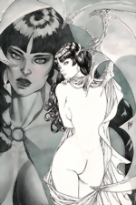 Vampirella (2019)_4_Guillem March 1:11 Black & White Virgin Cover Variant