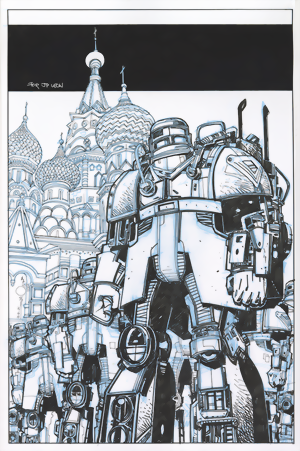 Walter Simonson WINTER MEN Signed Giclee Art Print