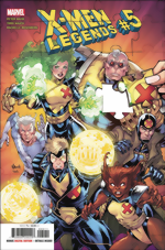 X-Men Legends_5_Todd Nauck Completed Puzzle Cover_signed by Peter David